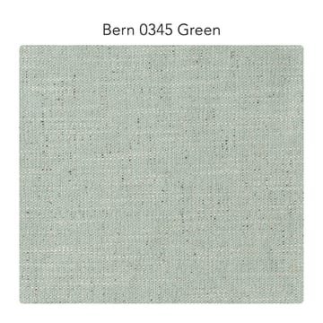 Bredhult bank - 3-zits stof bern 0345 groen, witgeoliede eikenhouten poten - 1898