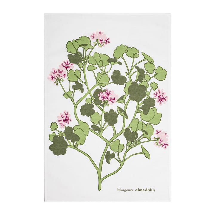 Pelargonia theedoek - roze - Almedahls
