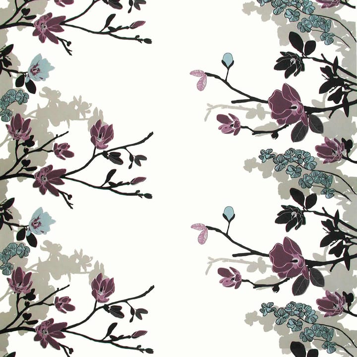 Grandiflora stof - paars - Arvidssons Textil