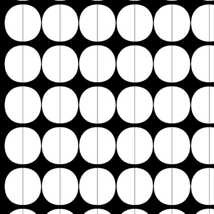 Lane stof - witte cirkels - Arvidssons Textil