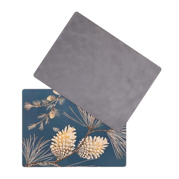 Pine Cone placemat 2-pack - Thunder - Åry Home