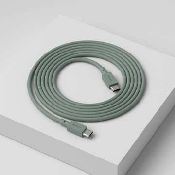Cable 1 USB-C naar USB-C oplaadkabel 2 m - Oak green - Avolt