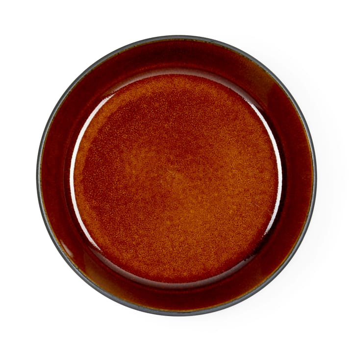 Bitz soepkom Ø 18 cm - Zwart-amber - Bitz