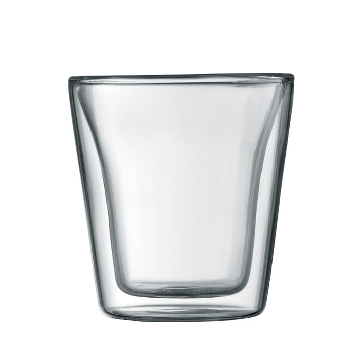 Canteen dubbelwandig glas 2-pack - 0.1 l - Bodum