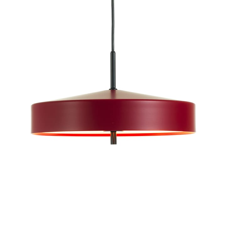 Cymbal Hanglamp - rood mat, zwart snoer, ø46 cm - Bsweden