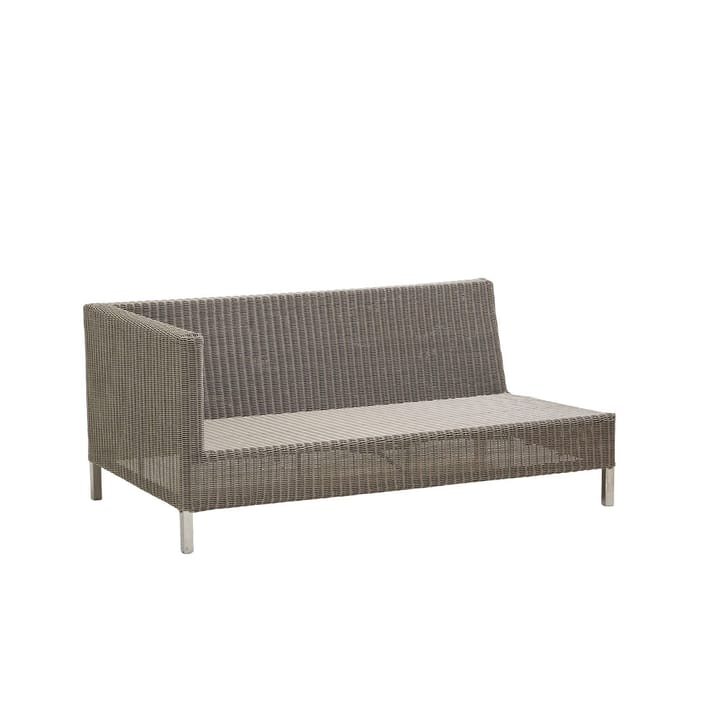 Connect modulaire bank - 2-zits taupe, rechts - Cane-line