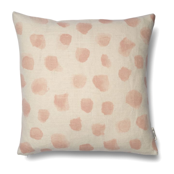 Dotty kussenhoes 50x50 cm - Wit-rose smoke - Classic Collection