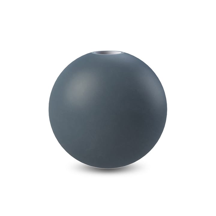 Ball kandelaar 10 cm. - midnight blue (blauw) - Cooee Design