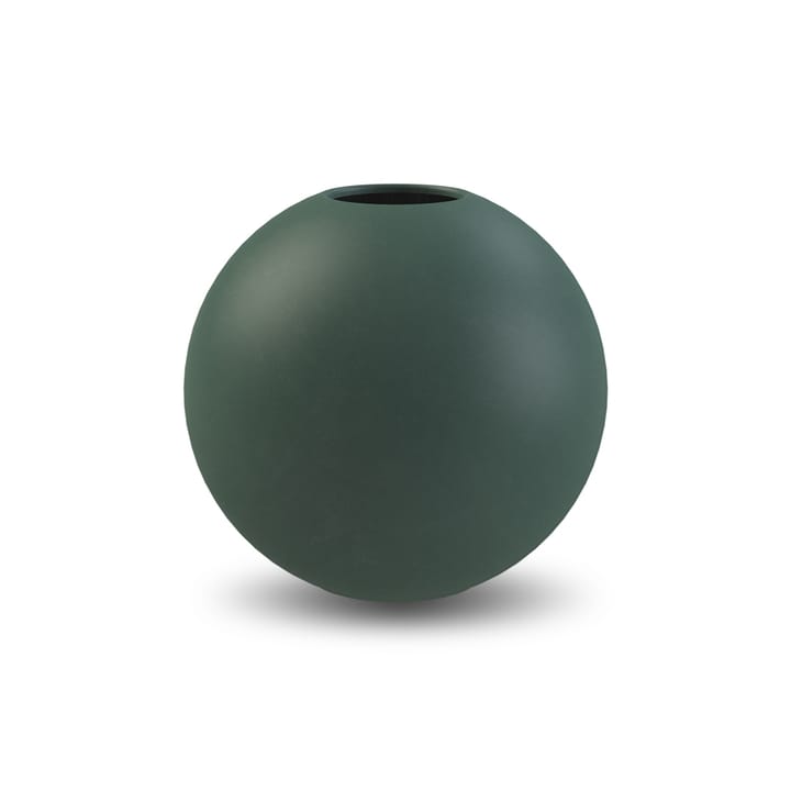 Ball vaas dark green - 10 cm. - Cooee Design