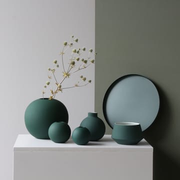 Ball vaas dark green - 8 cm. - Cooee Design