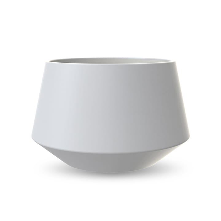Convex bloempot 17 cm. - light grey (lichtgrijs) - Cooee Design
