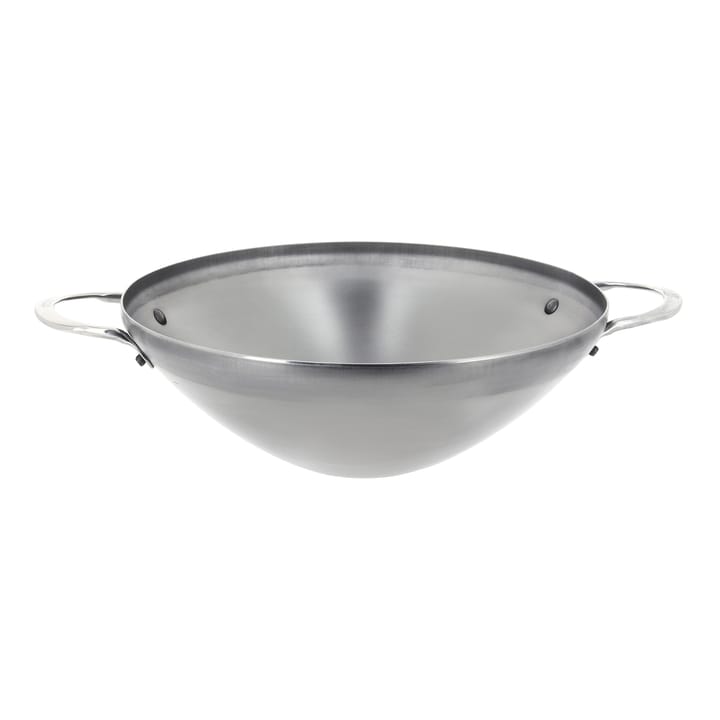 Mineral B wokpan met handvat - 32 cm - De Buyer