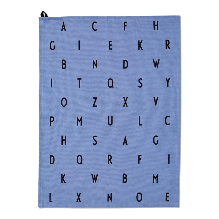 AJ Vintage theedoek - blauw - Design Letters