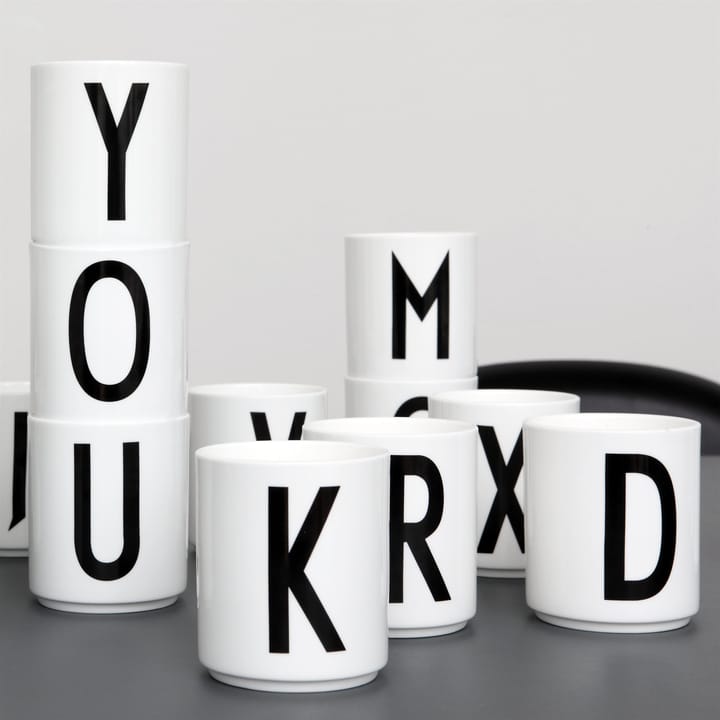 Design Letters beker - D - Design Letters