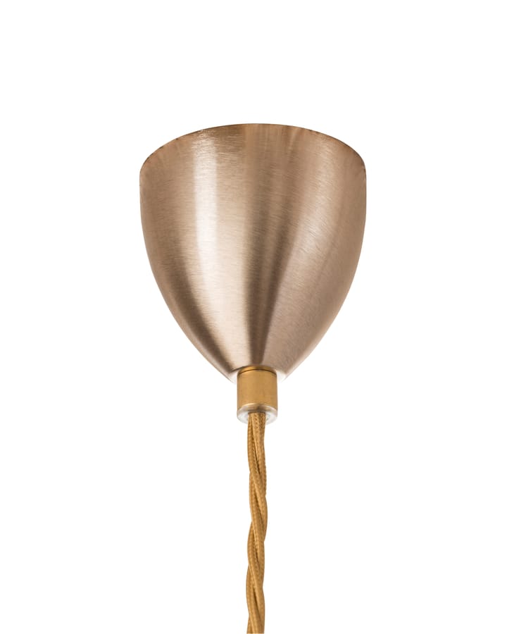 Rowan hanglamp Chrystal Ø 28 cm. - Medium check - gouden snoer - EBB & FLOW