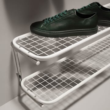 Classic 650 schoenenrek - wit/chroom, 2 niveaus, 60 cm - Essem Design