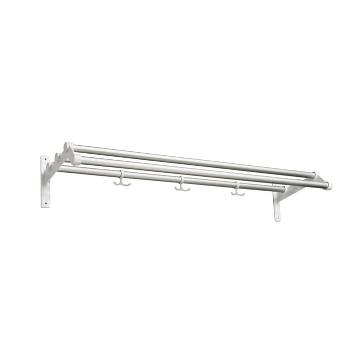 Nostalgi 291 Hoedenplank - aluminium, wit frame - Essem Design