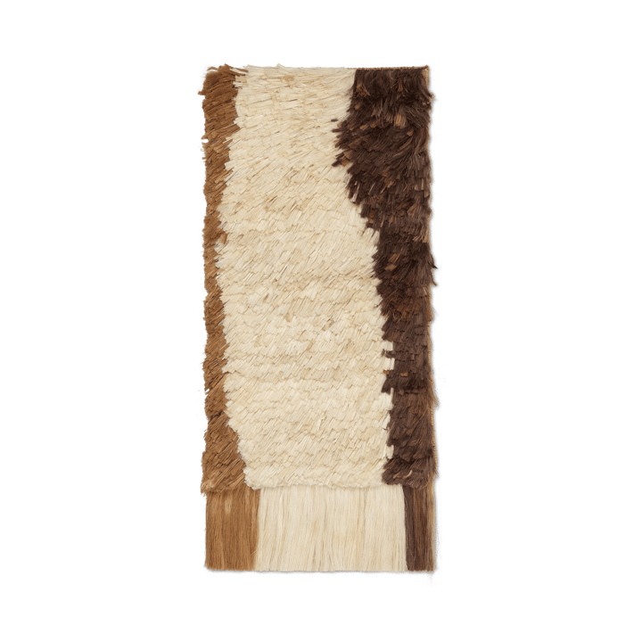 Edge Wall Rug tapijtwerk 50x110 cm - Roomwit-Koffie - Ferm LIVING