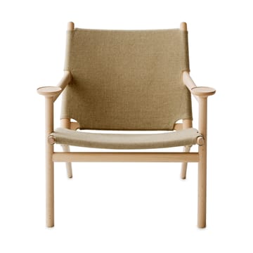 Hedwig fauteuil - Beuk-white-stof canvas - Gärsnäs