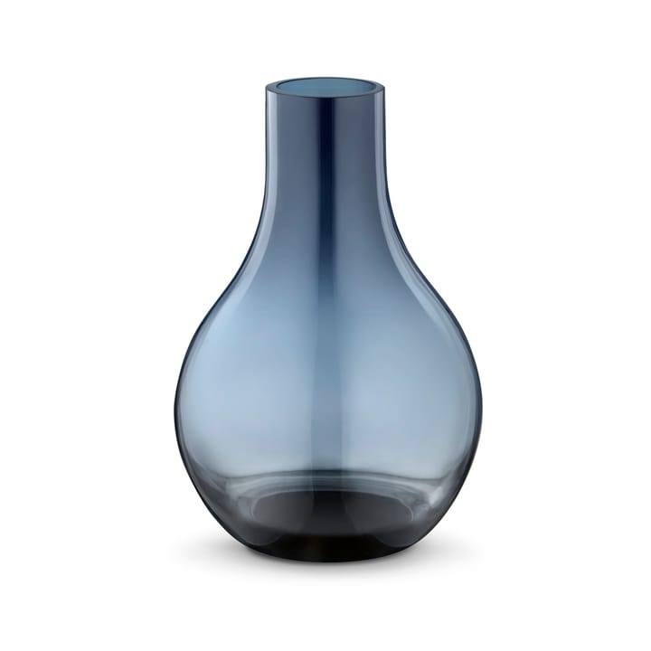 Cafu glazen vaas blauw - extra klein - 14,8 cm. - Georg Jensen