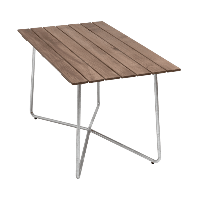 B25A tafel - Teak-verzinkt frame - Grythyttan Stålmöbler