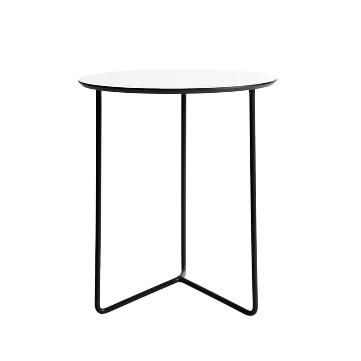 High Tech tafel ø60 cm - Wit-zwart frame - Grythyttan Stålmöbler