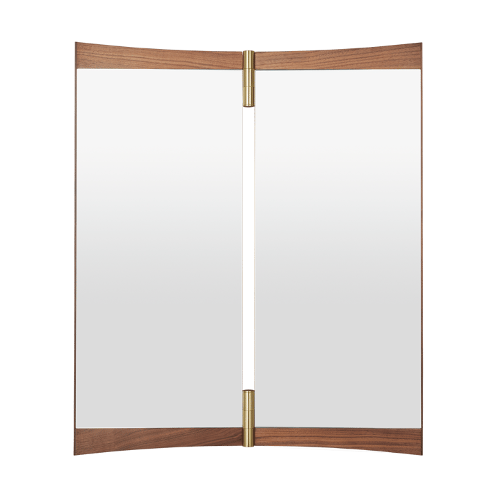 Vanity spiegel 2 - Walnoot-messing - GUBI