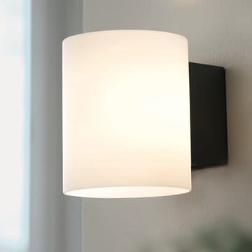 Evoke wandlamp groot - antraciet-wit glas - Herstal