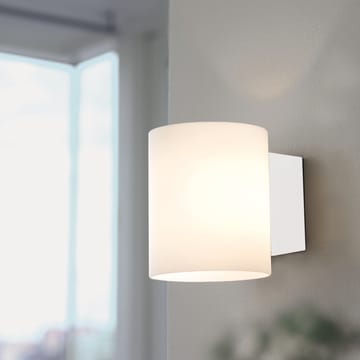 Evoke wandlamp klein - wit-wit glas - Herstal