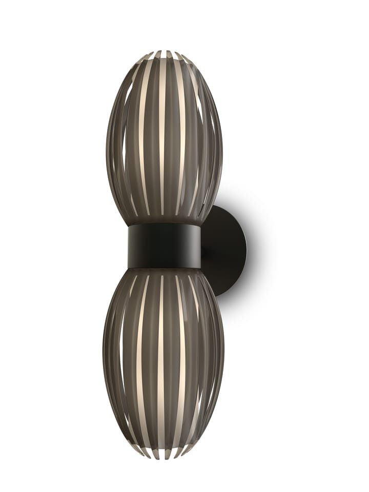 Tentacle wandlamp duo 34 cm - Zwart-rookkleurig - Herstal