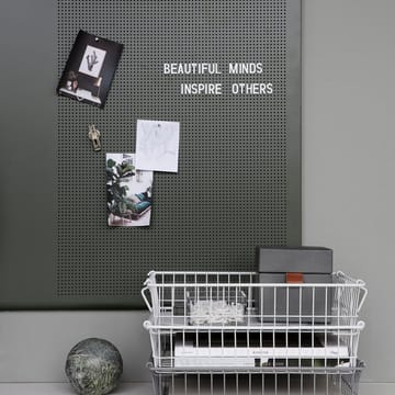 Grid magneetbord 60x90 cm incl. letters - Groen-Wit - House Doctor