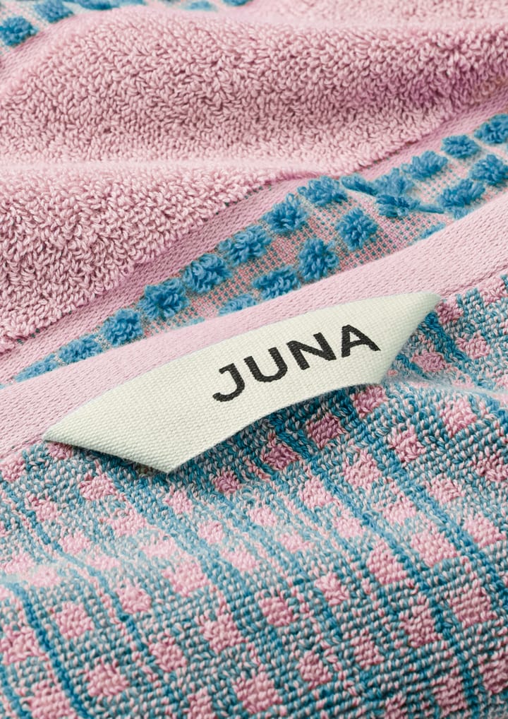 Check handdoek 70x140 cm - Soft pink-blauw - Juna