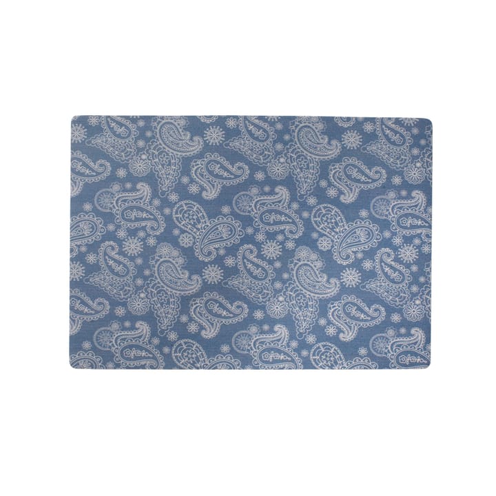 Paisley placemat 43x30 cm - blauw - Juna