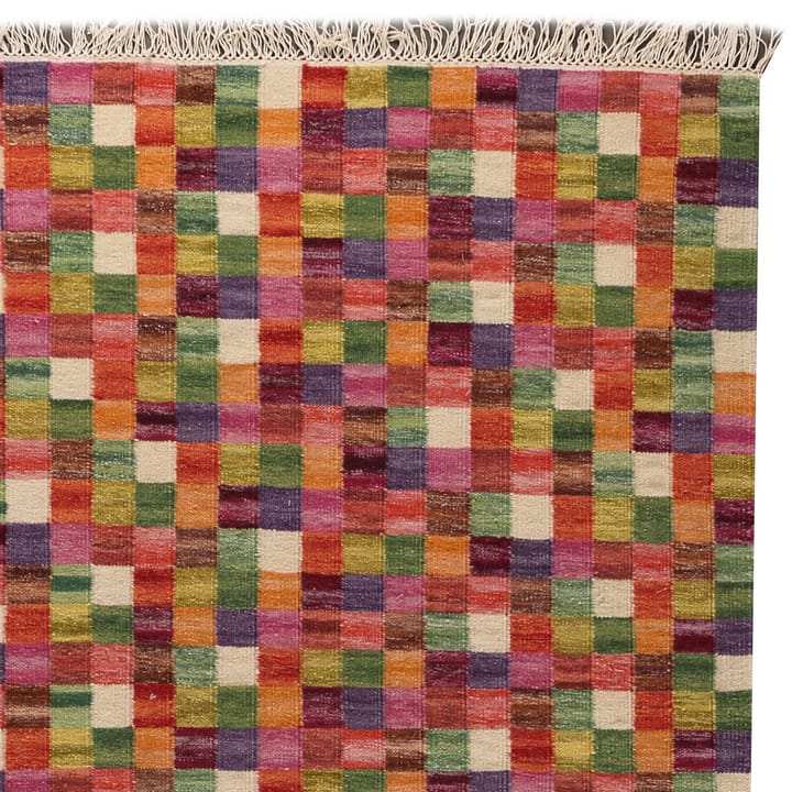 Kleine doos handgeweven tapijt meerkleurig - 350x250 - Kateha
