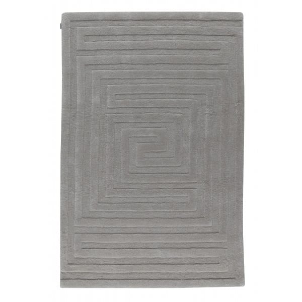 Mini-Labyrint kindertapijt 120x180 cm - zilvergrijs (grijs) - Kateha