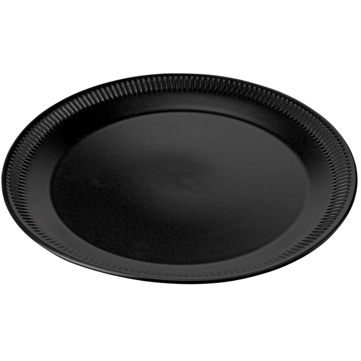 Knabstrup bord zwart - 27 cm - Knabstrup Keramik