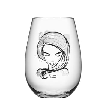 All about you glas 57 cl 2-pack - need you (wit) - Kosta Boda
