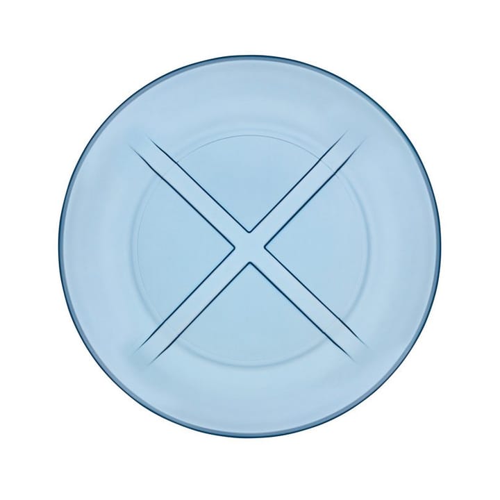 Bruk side plate - blauw - Kosta Boda