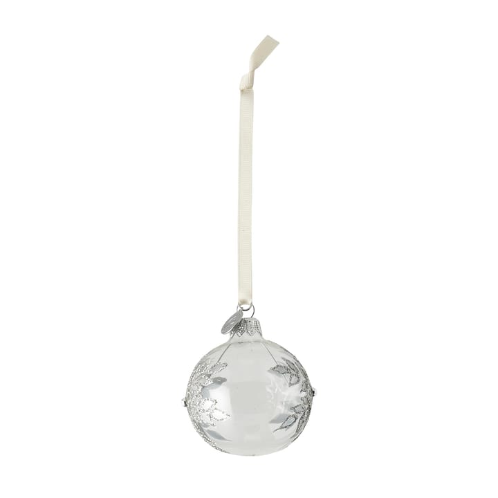 Cadelia kerstbal ijsbloem Ø6 cm - Transparant-zilver - Lene Bjerre