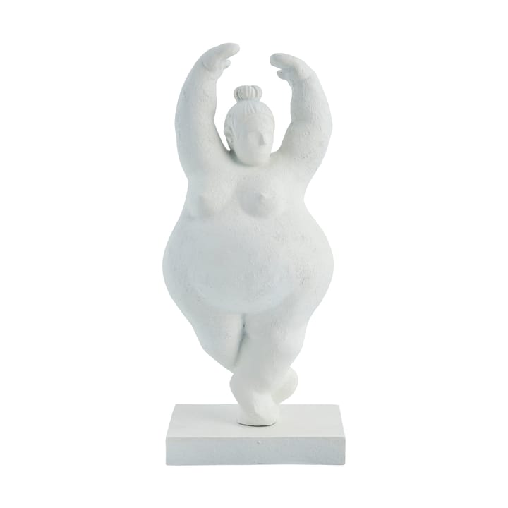 Serafina decoratie vrouw pirouette 28 cm - White - Lene Bjerre