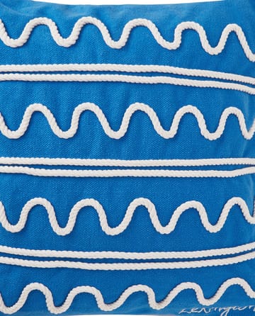 Rope Wave Cotton Canvas  kussenhoes 50x50 cm - Blue - Lexington