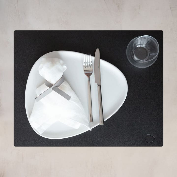 Bull placemat square - zwart - LIND DNA
