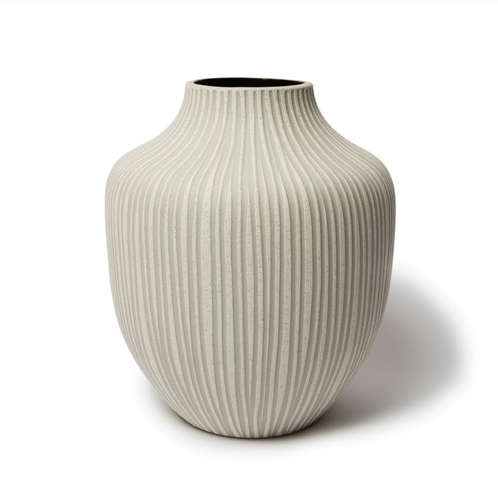 Kyoto vaas - Sand white stone stripe - Lindform