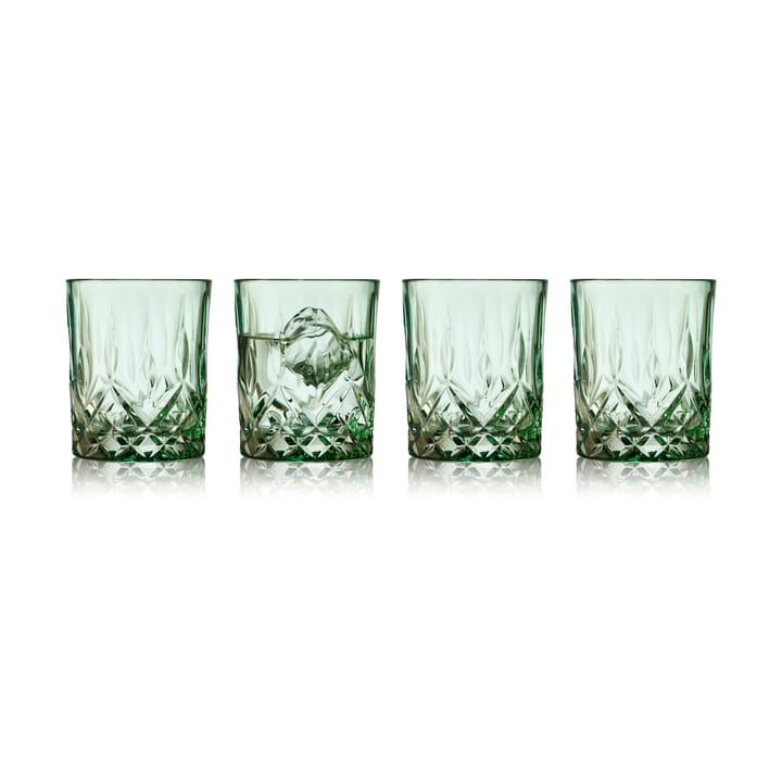 Sorrento whiskey glas 32 cl 4-pack - Green - Lyngby Glas