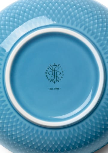 Rhombe kom Ø15,5 cm - Blauw - Lyngby Porcelæn