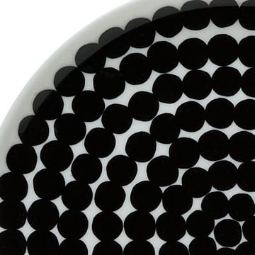 Räsymatto bord Ø 20 cm - zwart-wit - Marimekko
