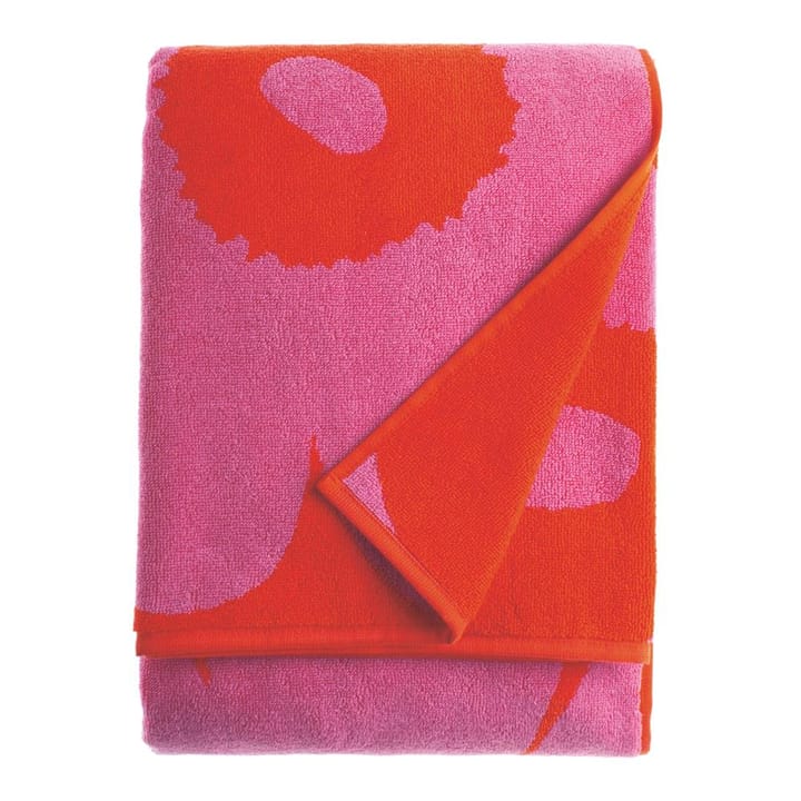 Unikko handdoek rood-roze - badhanddoek - Marimekko