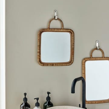 Baki spiegel met lijst 28x28 cm - Natur - Meraki