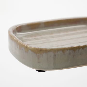 Datura zeepbakje 8x12 cm - Shellish grey - Meraki