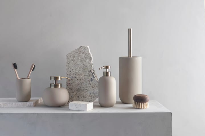 Lotus zeepdispenser - zand (gebroken wit) - Mette Ditmer